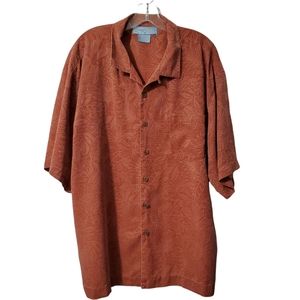 Bermuda Bay Short Sleeve Button Up Shirt Size XXL